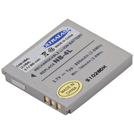 Dantona Replacement Battery for Canon Digital 40 Digital Camera CAM-NB4LP